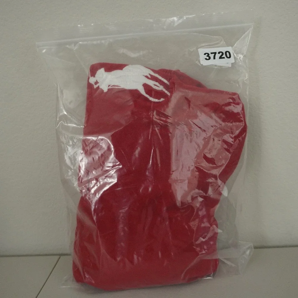 Polo Ralph Lauren Polo Shirt Mens XL Red Big Pony Custom Fit